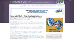 Desktop Screenshot of bpmnforum.com